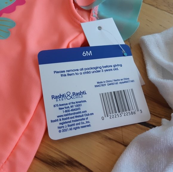 Baby 6m swimsuit set - Picture 2 of 3